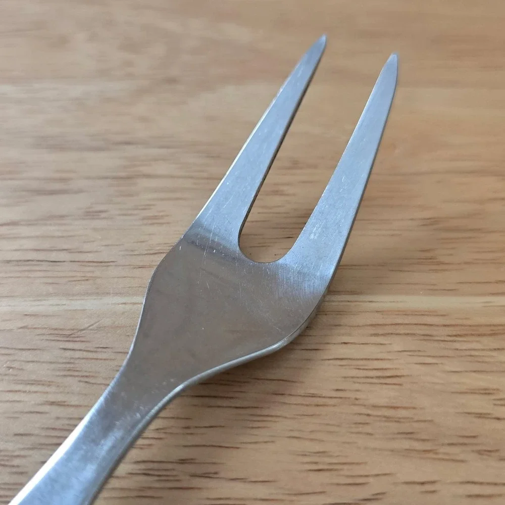 Danish 18/8 Stainless Steel Cold Meat Serving Fork 7.5